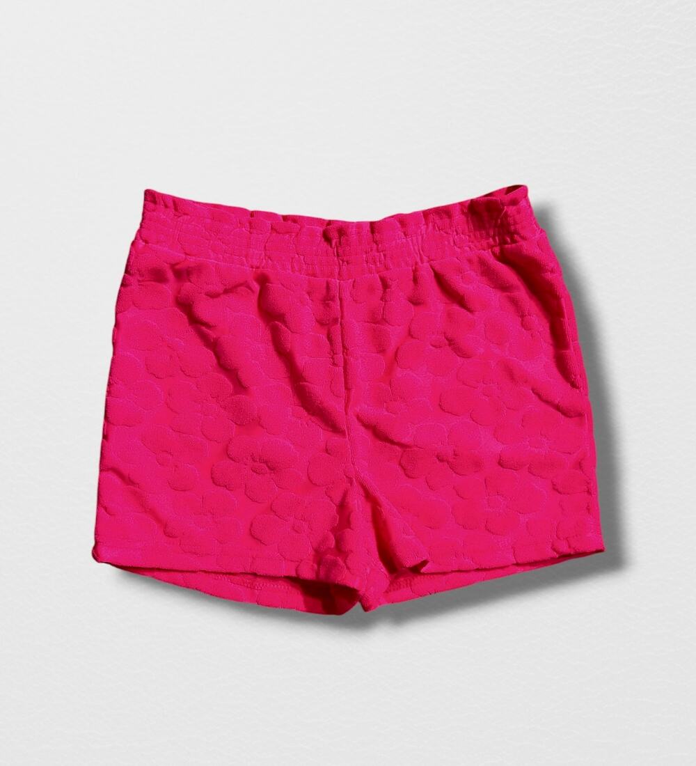 Betsey Johnson Girls’ Pink Toweling Shorts, Size 6x